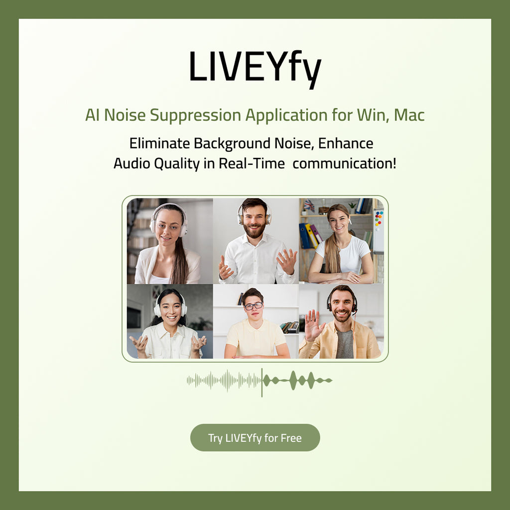 LIVEYfy-AI Noise Suppression Software Application