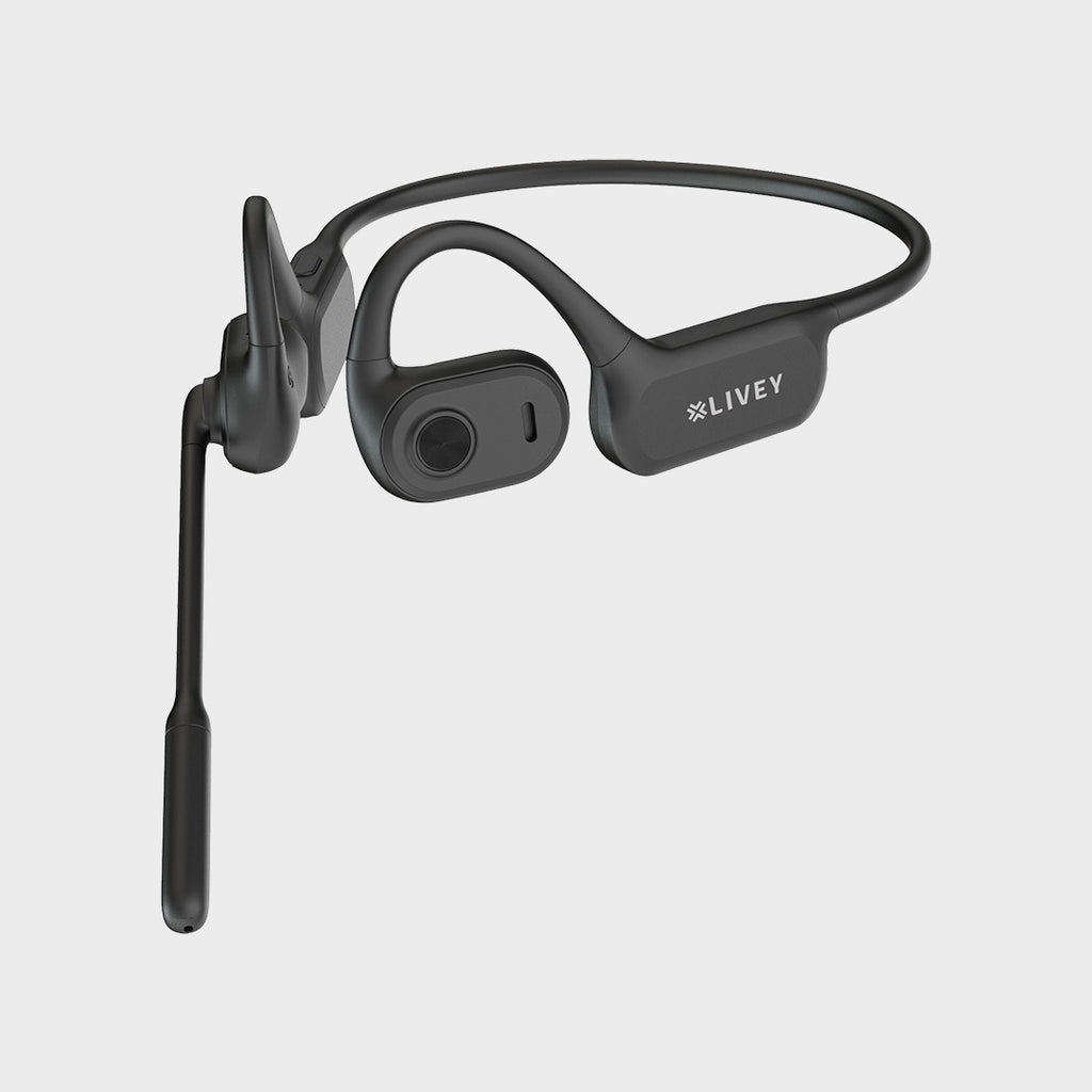 LIVEY Audixa OpenEar 750BT Wireless Headset AI Environmental Noise Cancellation Algorithm, Engineered for All-Day Comfort