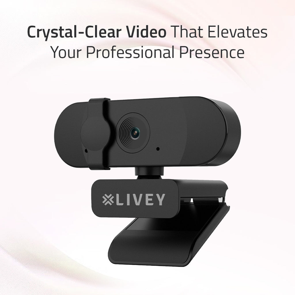 RealSight WC350 QHD 2K Webcam with 60fps Auto Focus & Dual Mic