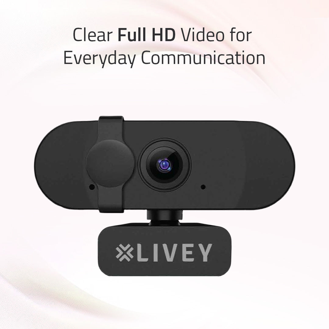 WC300 Plus Full HD 1080p Webcam with Built-In Mic & Privacy Filter