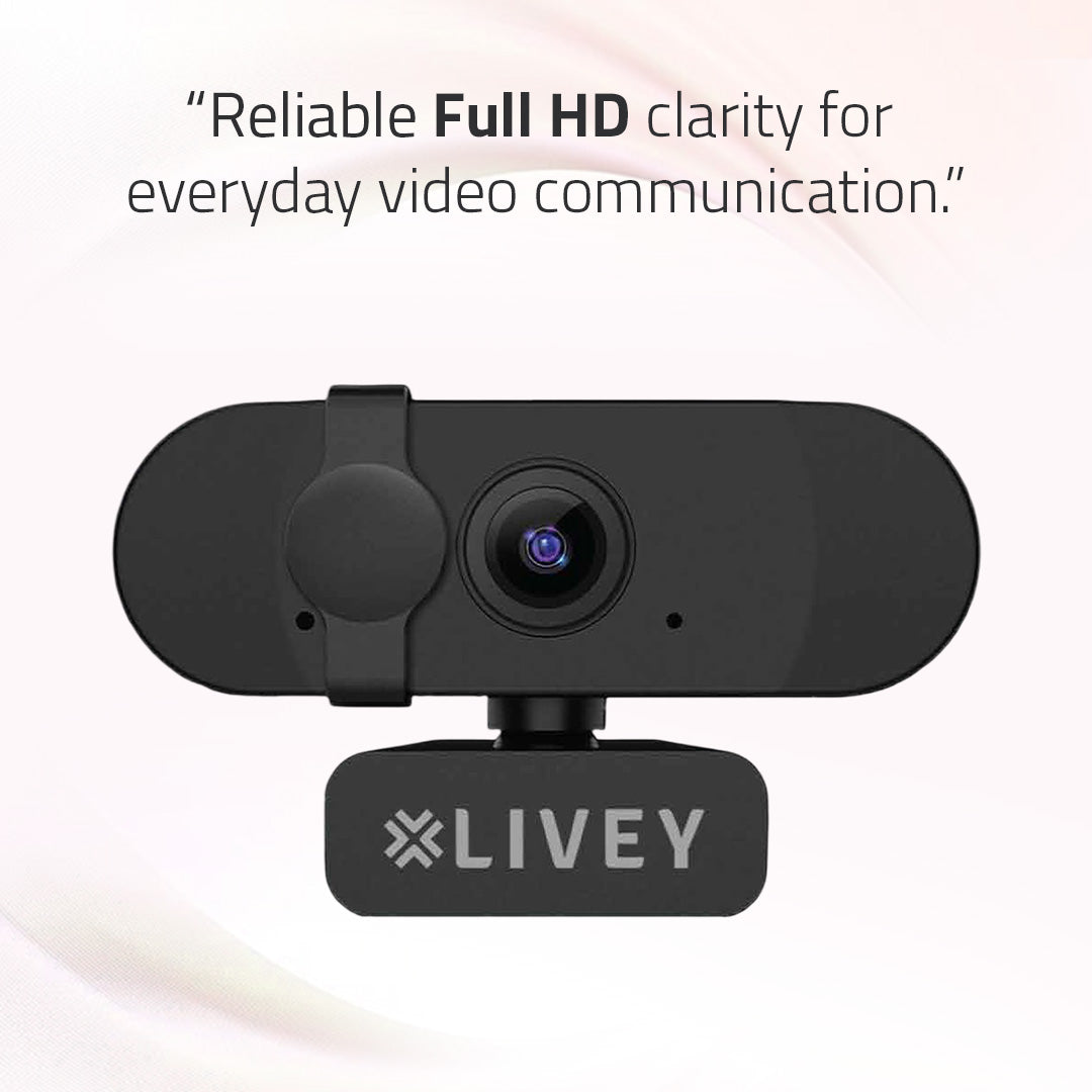 WC300 Plus Full HD 1080p Webcam with Built-In Mic & Privacy Filter