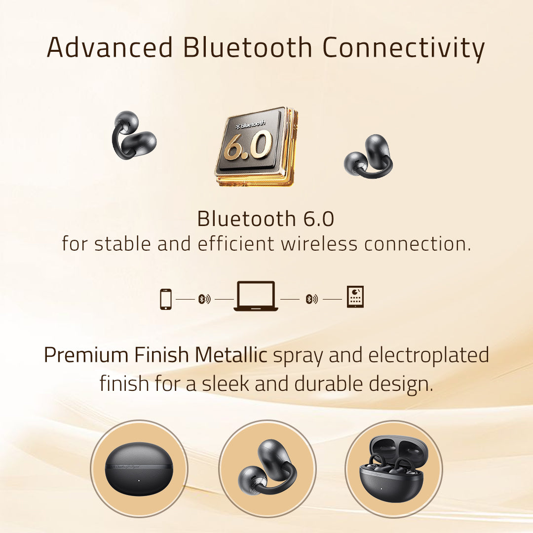 LIVEY OpenEar 760BT Headset with Intelligent Audio, Self Adaptive Technology