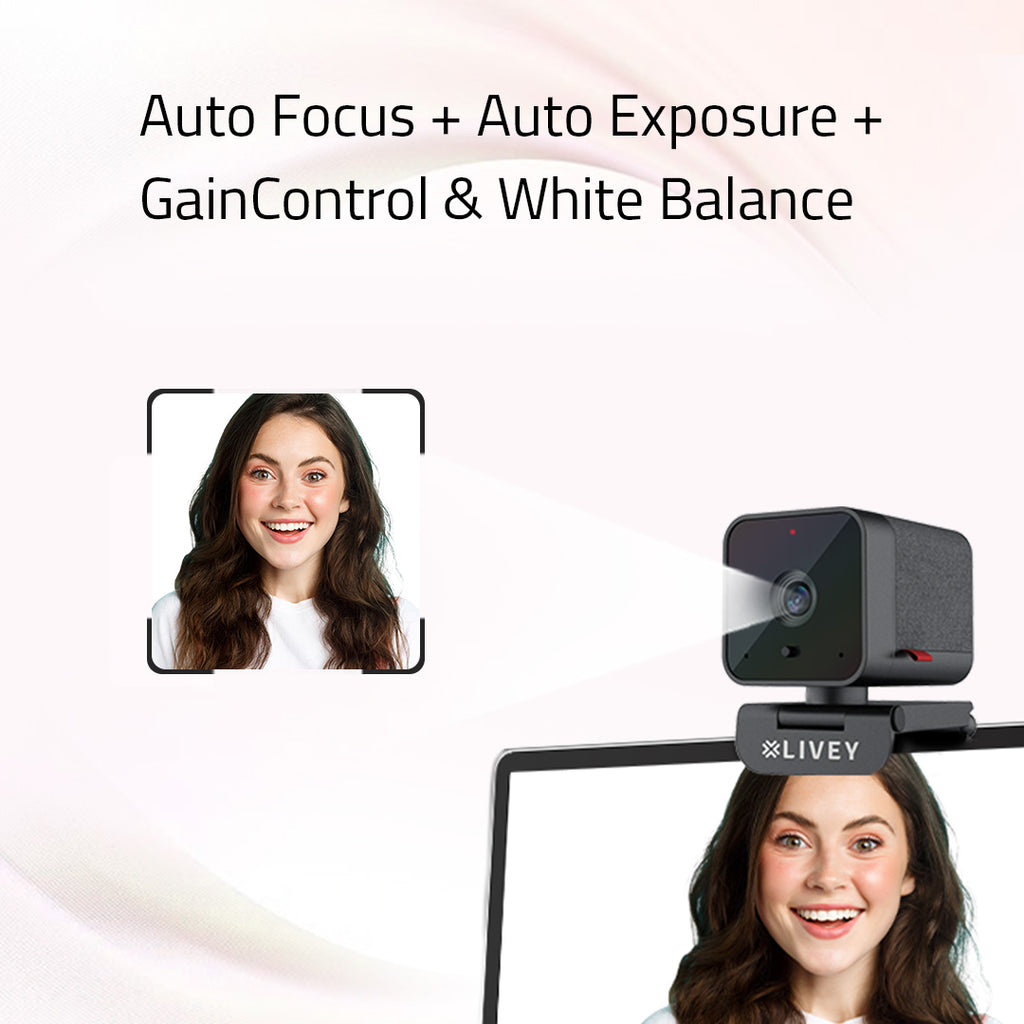 RealSight WC450 UHD 4K Webcam with Dual Mic & Auto Focus