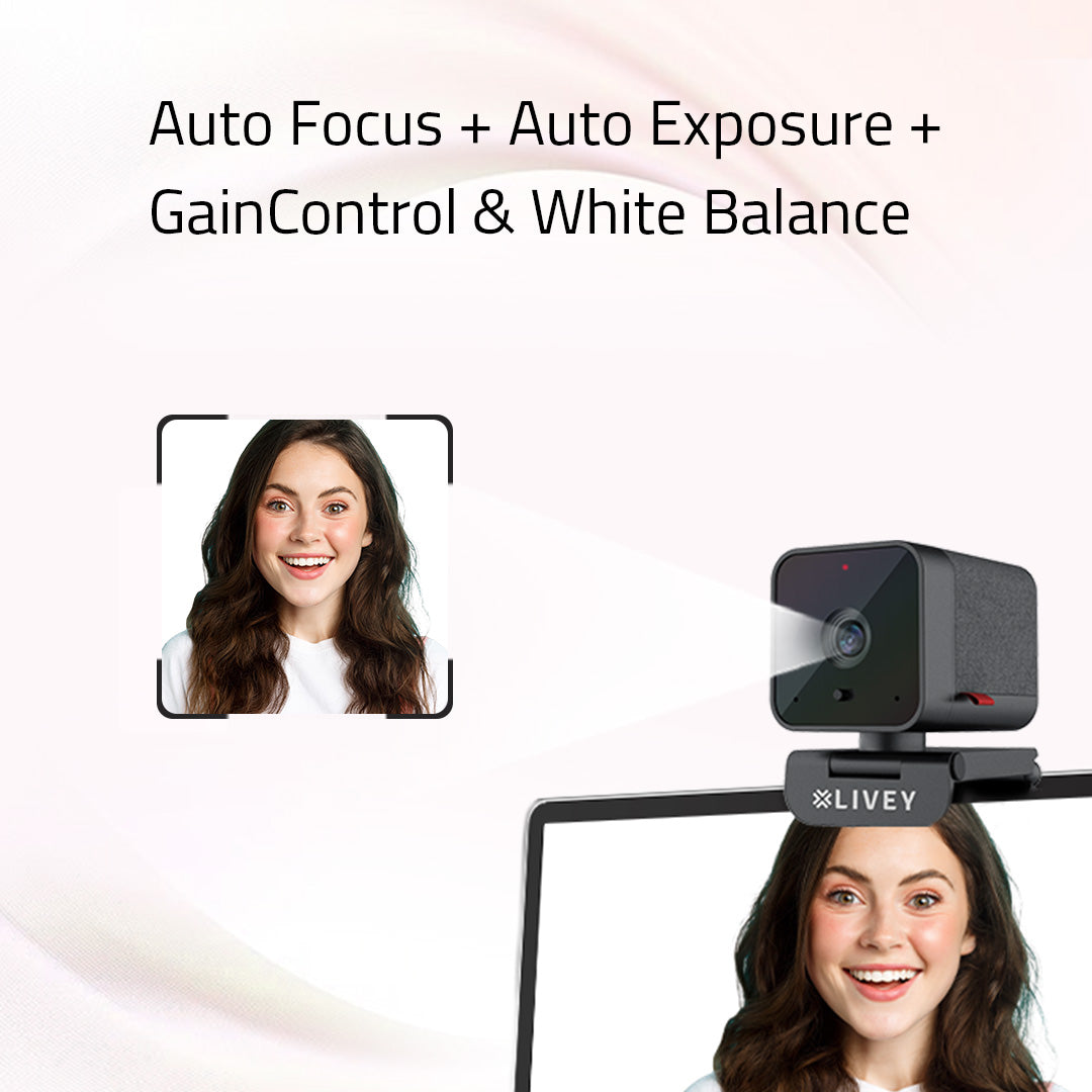 RealSight WC450 UHD 4K Webcam with Dual Mic & Auto Focus