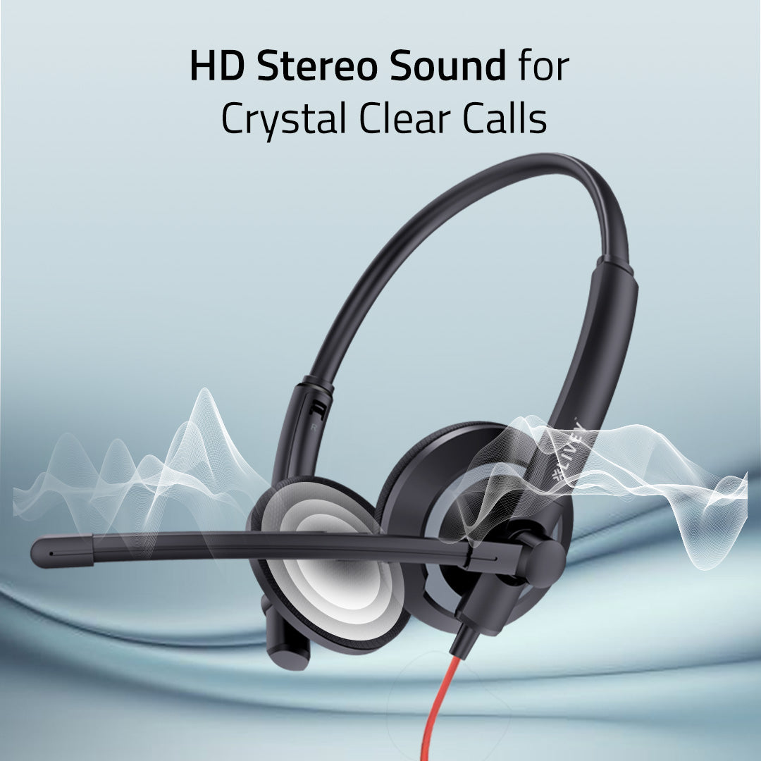 LIVEY 410DMC Plus ENC USB Headset, Optimized for UC