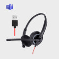 LIVEY Audixa 410DM Plus ENC USB Headset, Optimized for MS Teams, UC