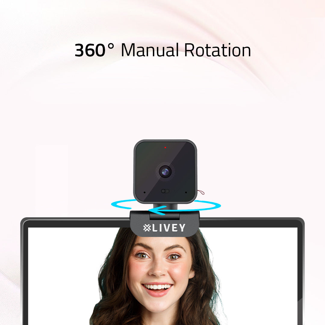 RealSight WC450 UHD 4K Webcam with Dual Mic & Auto Focus