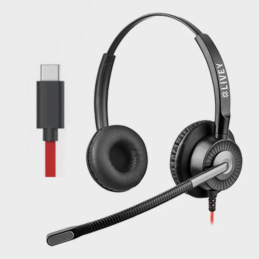 LIVEY 311DU ENC USB Headset, Optimized for UC