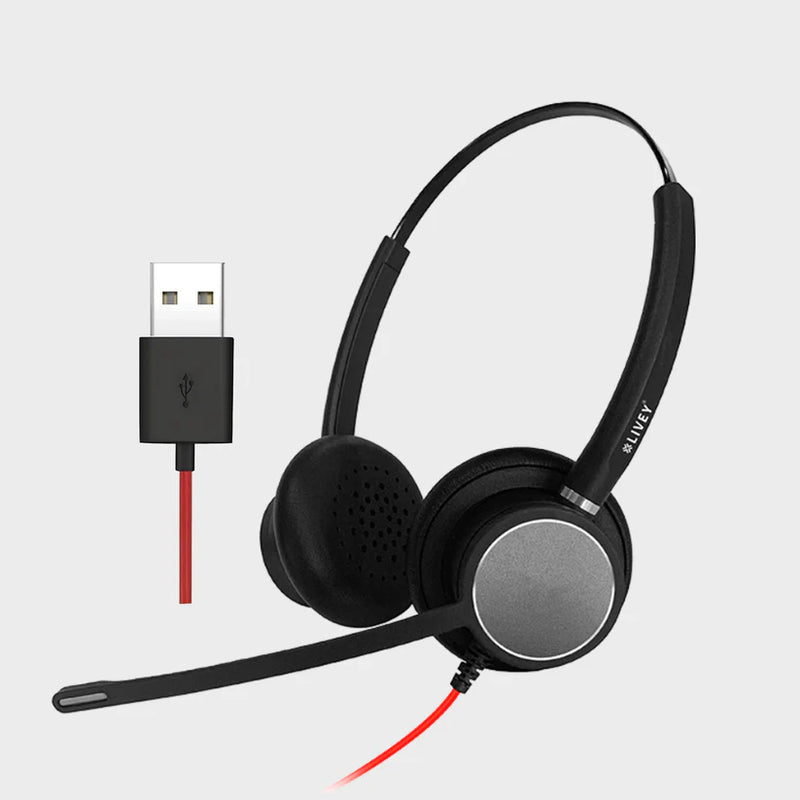 LIVEY 510DU ENC USB Headset, Optimized for UC