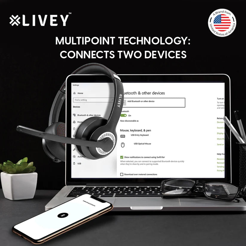 LIVEY Audixa 715BT Headset