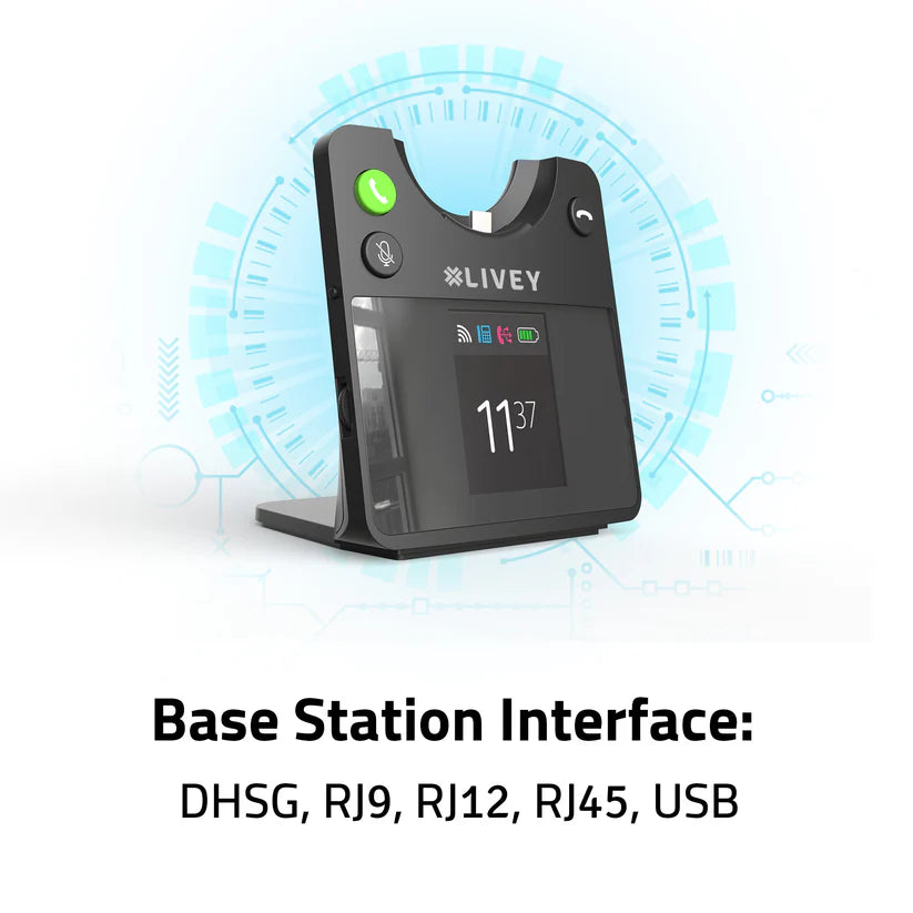 LIVEY D600 DECT Headset