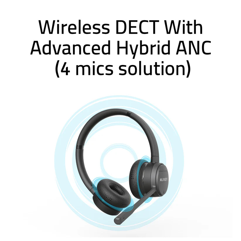LIVEY D600 DECT Headset