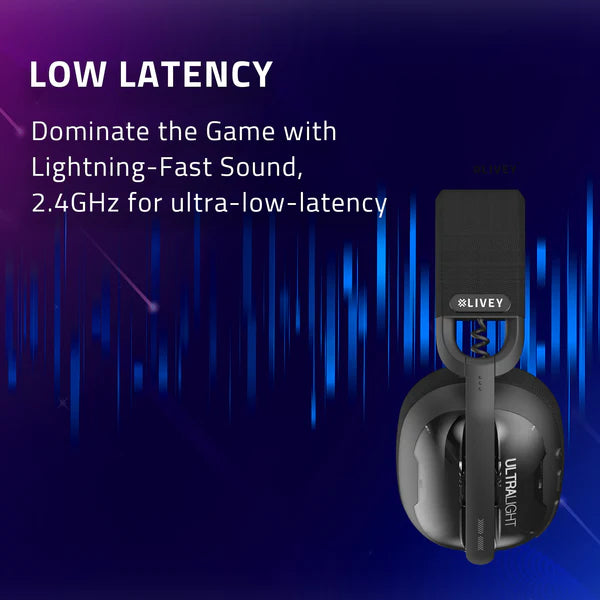 LIVEY G300 Series Triple Mode Gaming Headset