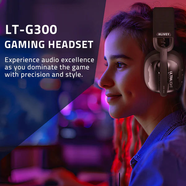 LIVEY G300 Series Triple Mode Gaming Headset